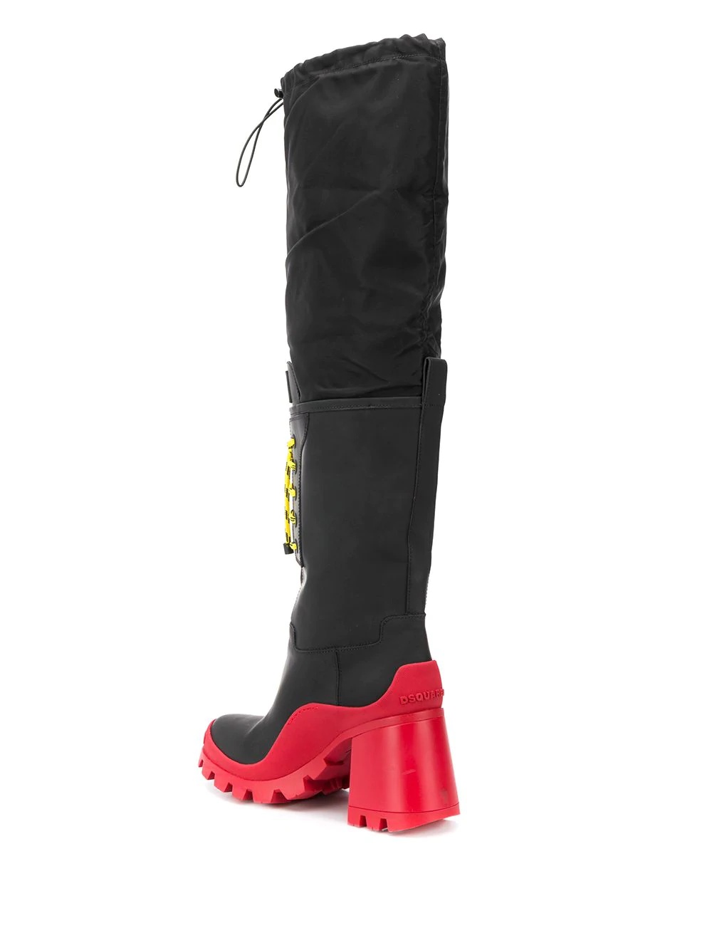 block-heel knee-high rain boots - 3