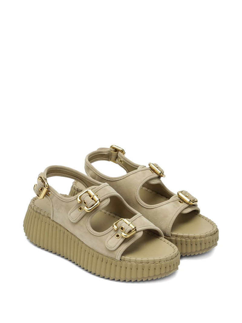 Chloé buckle-strap sandals outlook
