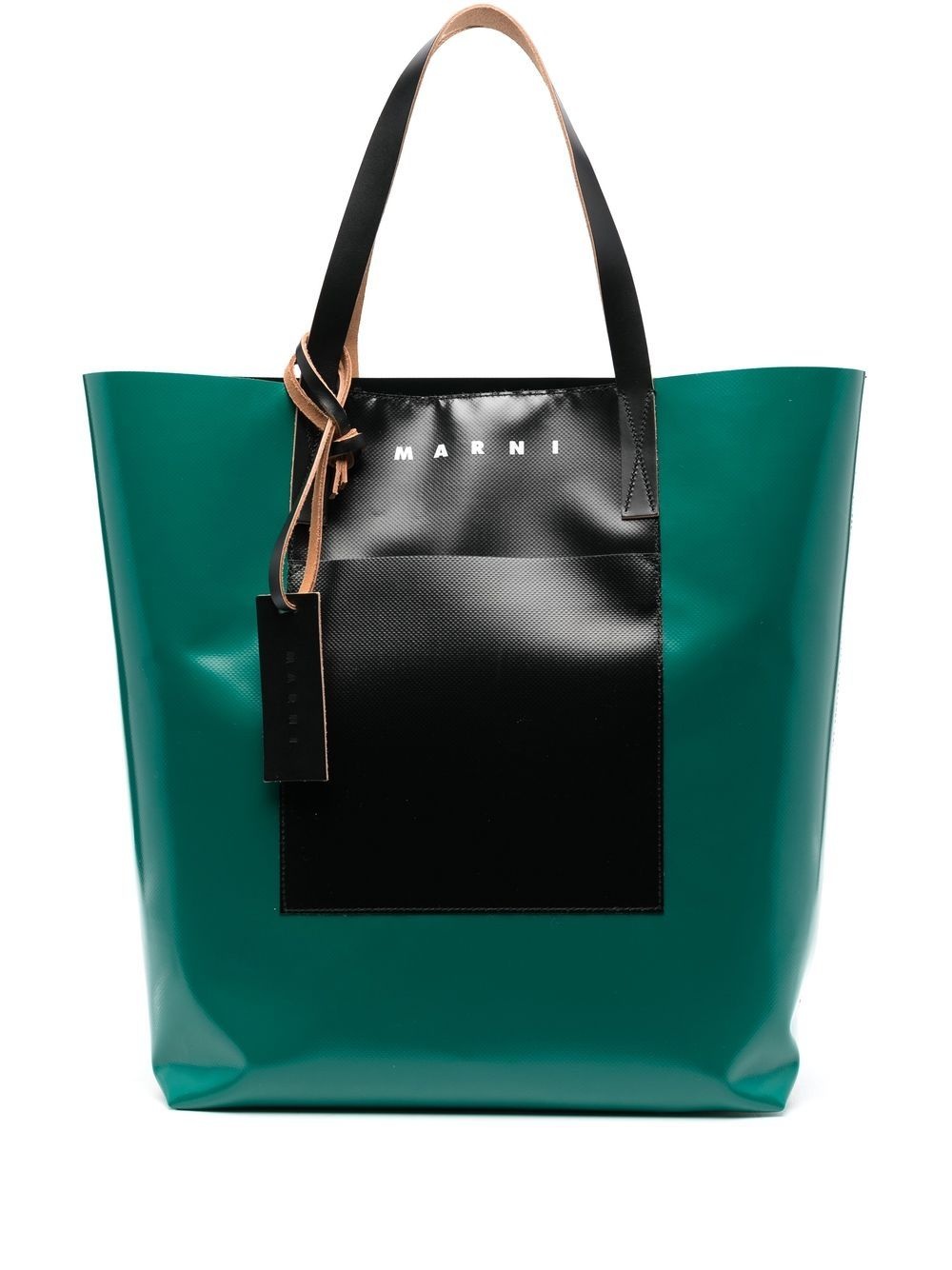 large two-tone tote bag - 1