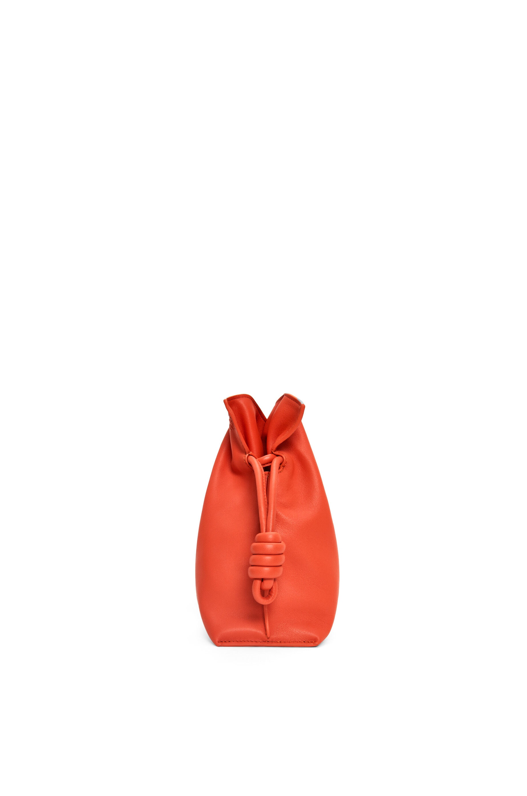 Flamenco clutch in nappa calfskin & Anagram strap in jacquard and calfskin - 5