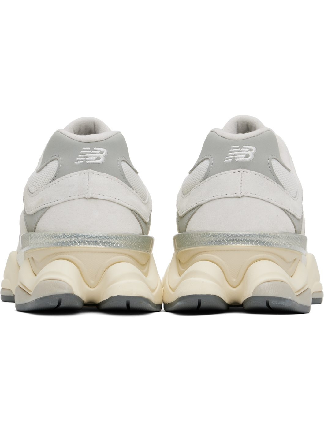 Off-White & Gray 9060 Sneakers - 2