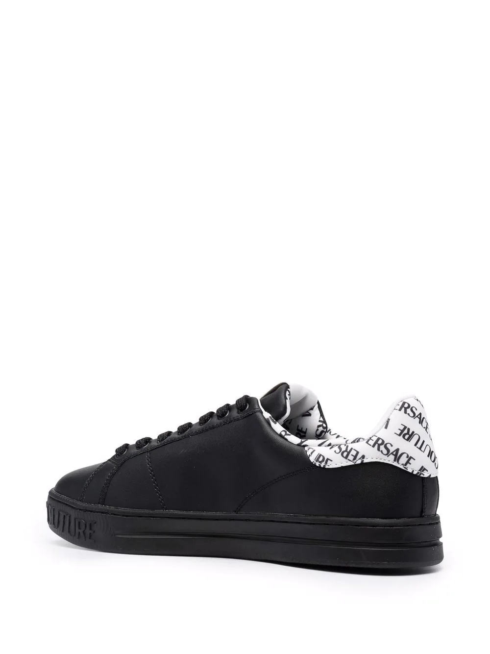 logo-print lace-up sneakers - 3