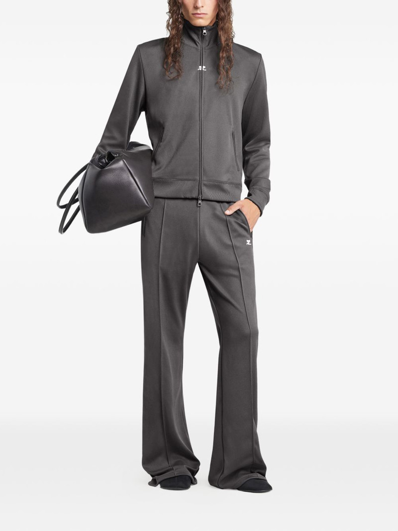 courrèges zip-up logo jacket outlook