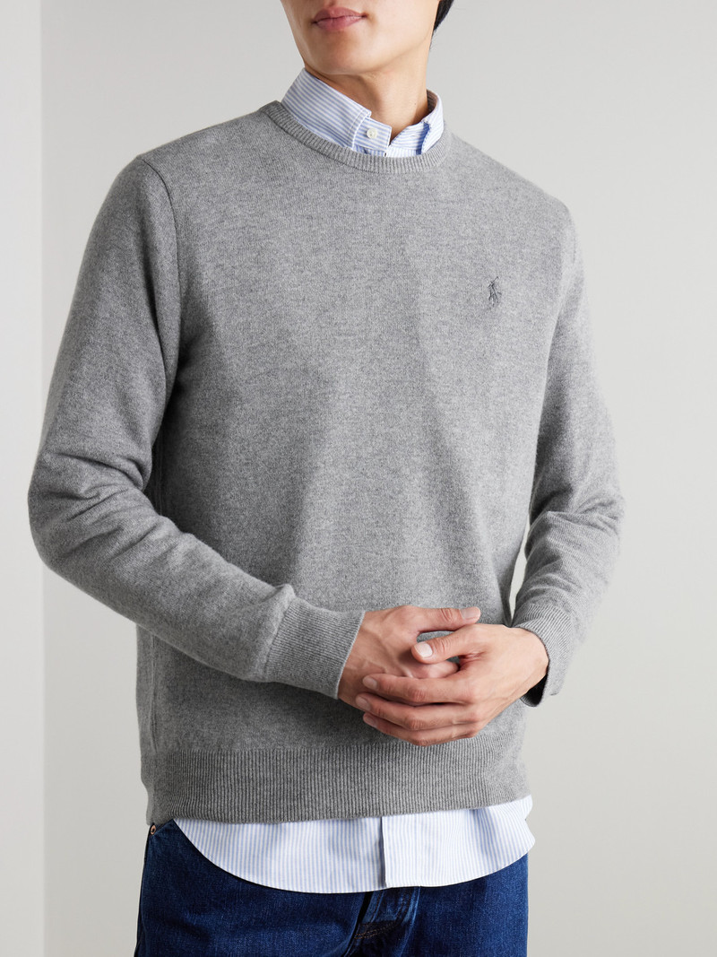 Logo-Embroidered Wool Sweater 3