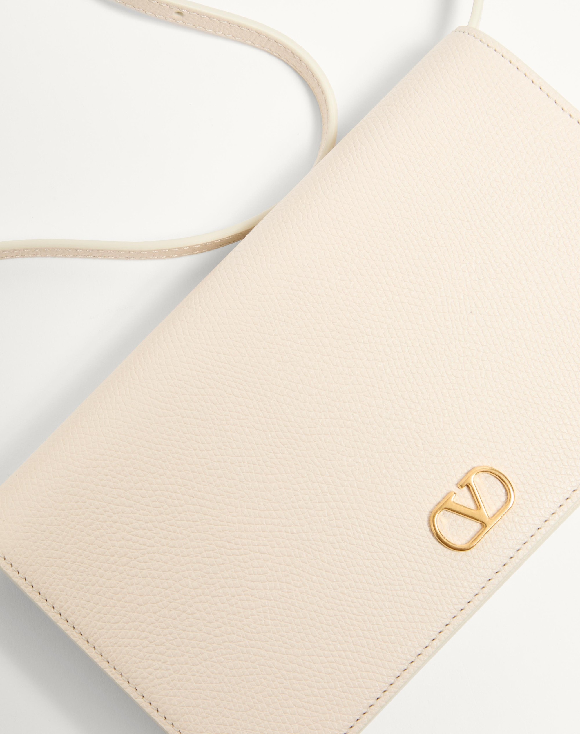 VLOGO SIGNATURE MINI SHOULDER BAG IN GRAINY CALFSKIN - 6