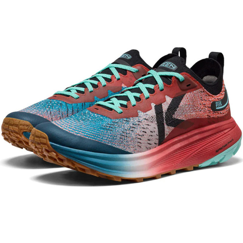KEEN KEEN | Seek Trail Running Shoe 'Grenadine Ocean Depths' outlook