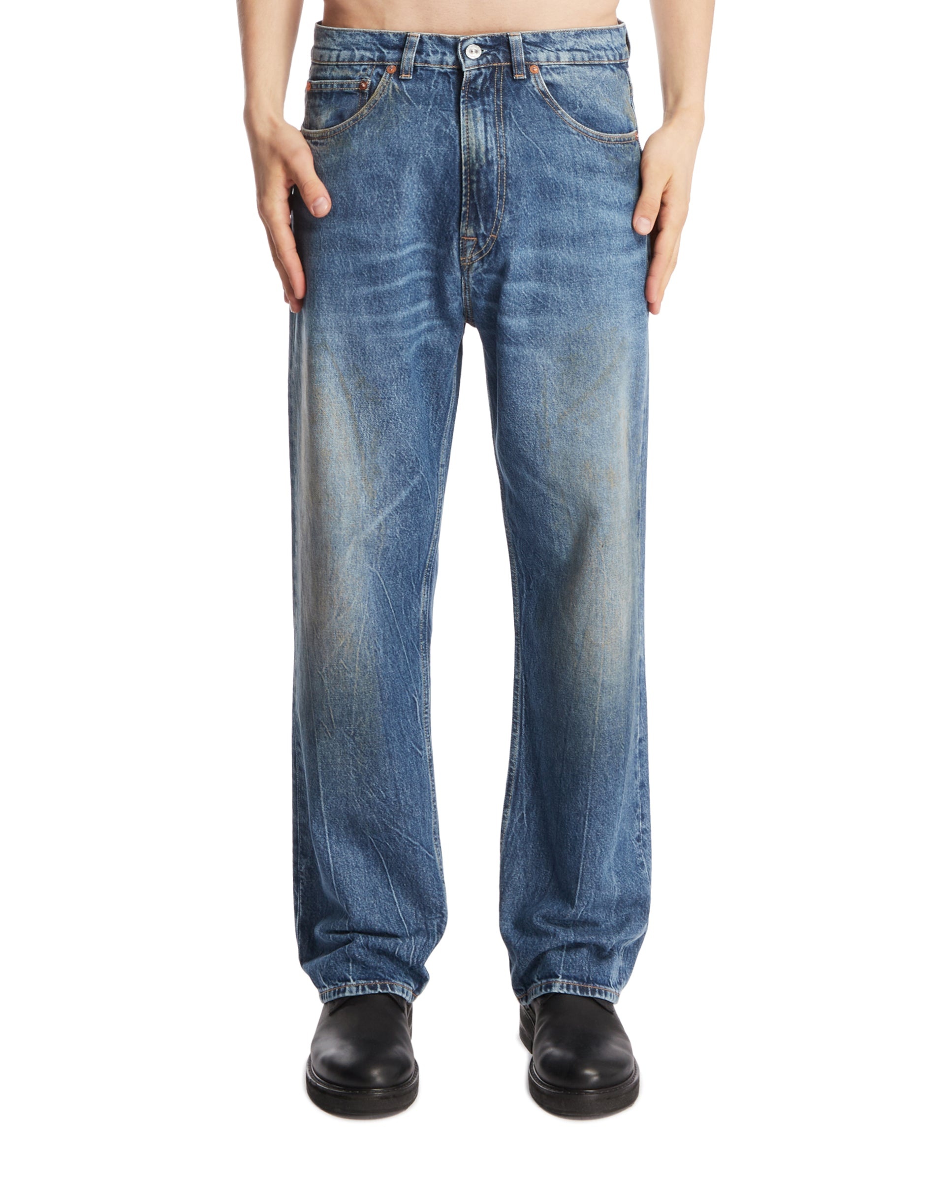 Blue Third Cut Jeans - 1