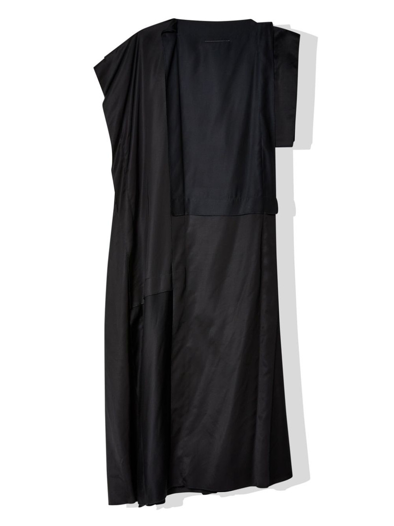 MM6 Maison Margiela single-sleeve maxi dress outlook