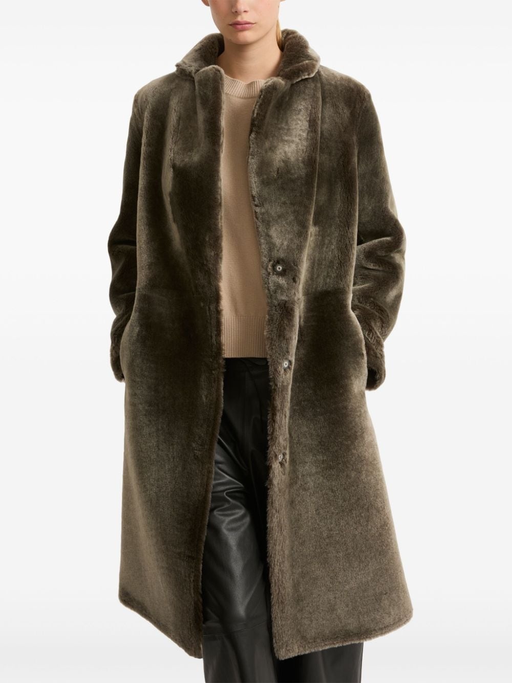 shearling coat - 5