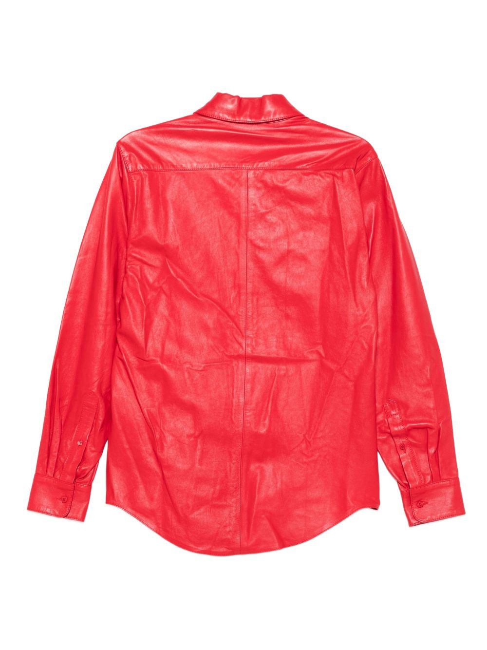 nappa leather shirt - 2