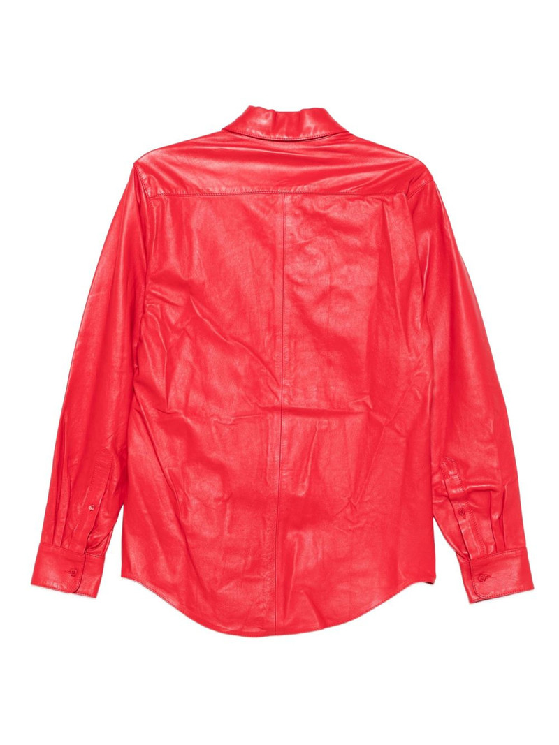 Martine Rose nappa leather shirt outlook