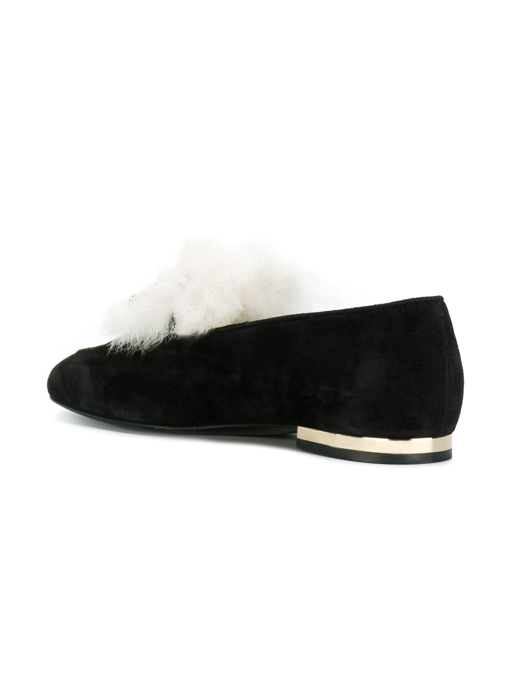 fur detail loafers - 3