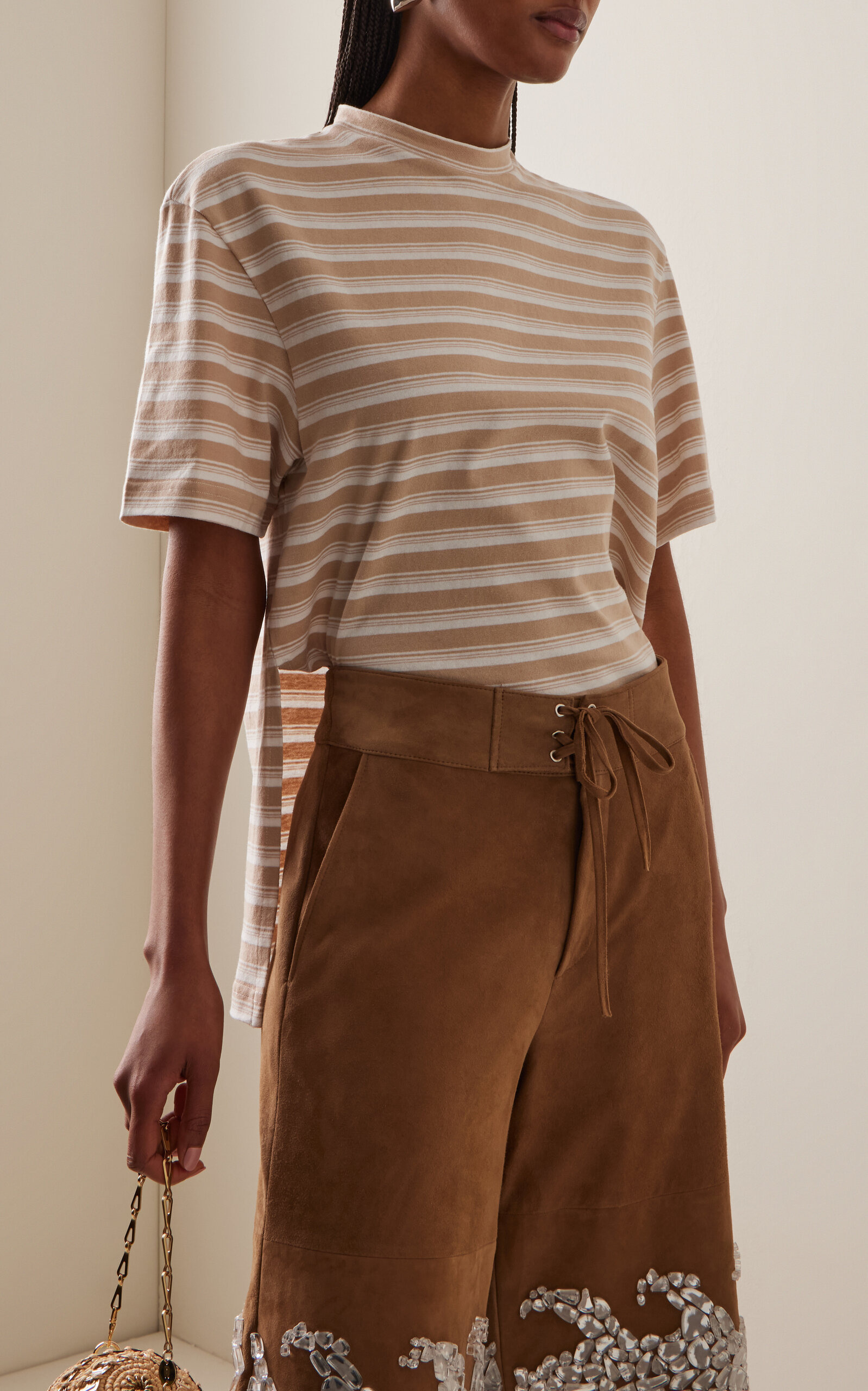 Striped Cotton T-Shirt stripe - 3