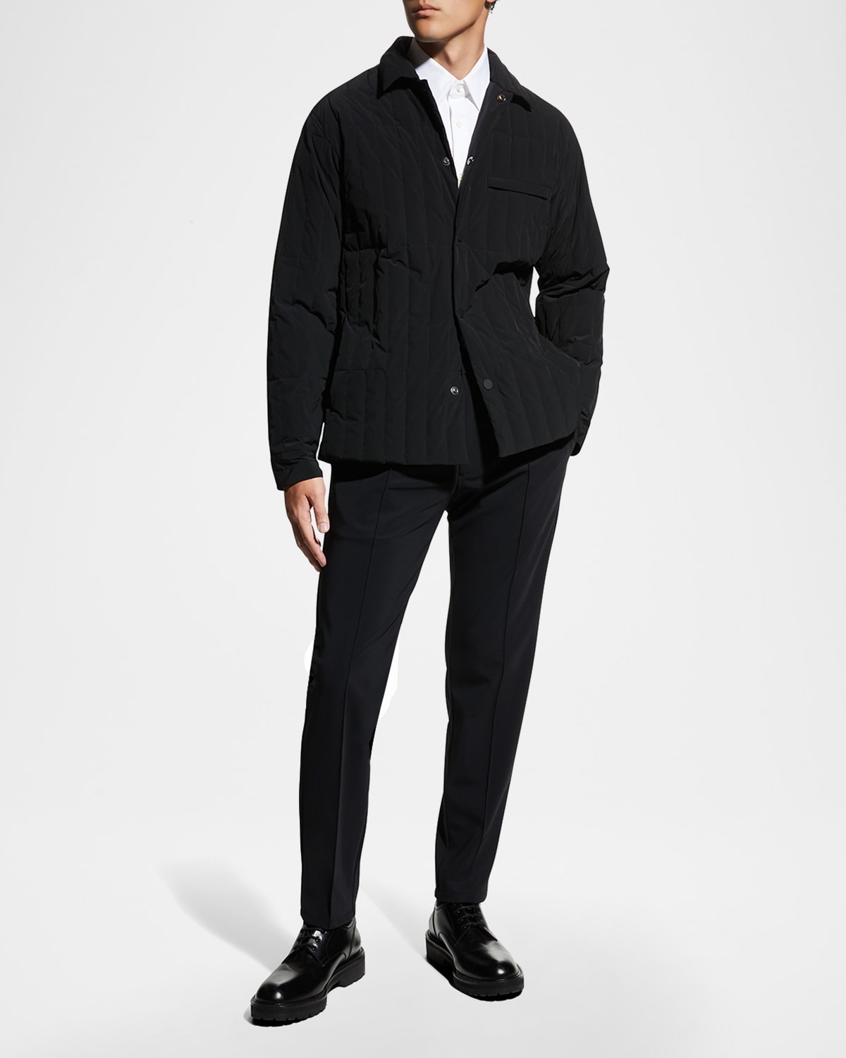 Theory Men's Curtis Precision Ponte Drawstring Pants