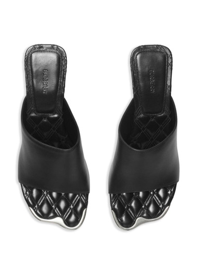 Burberry leather mules outlook