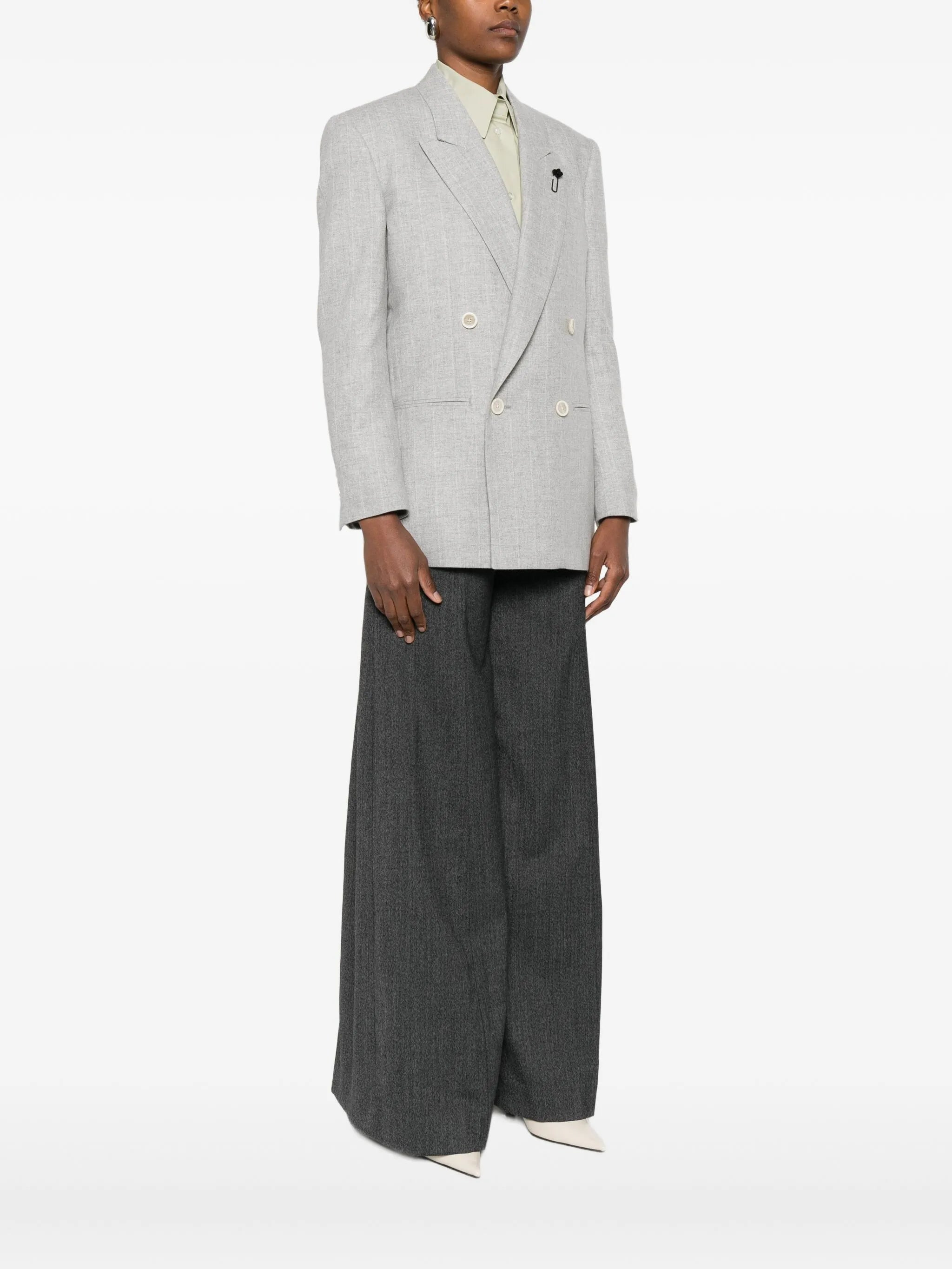Lardini Double-breasted Blazer - 3