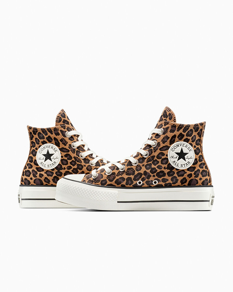 Chuck Taylor All Star Lift Platform Leopard Suede 7