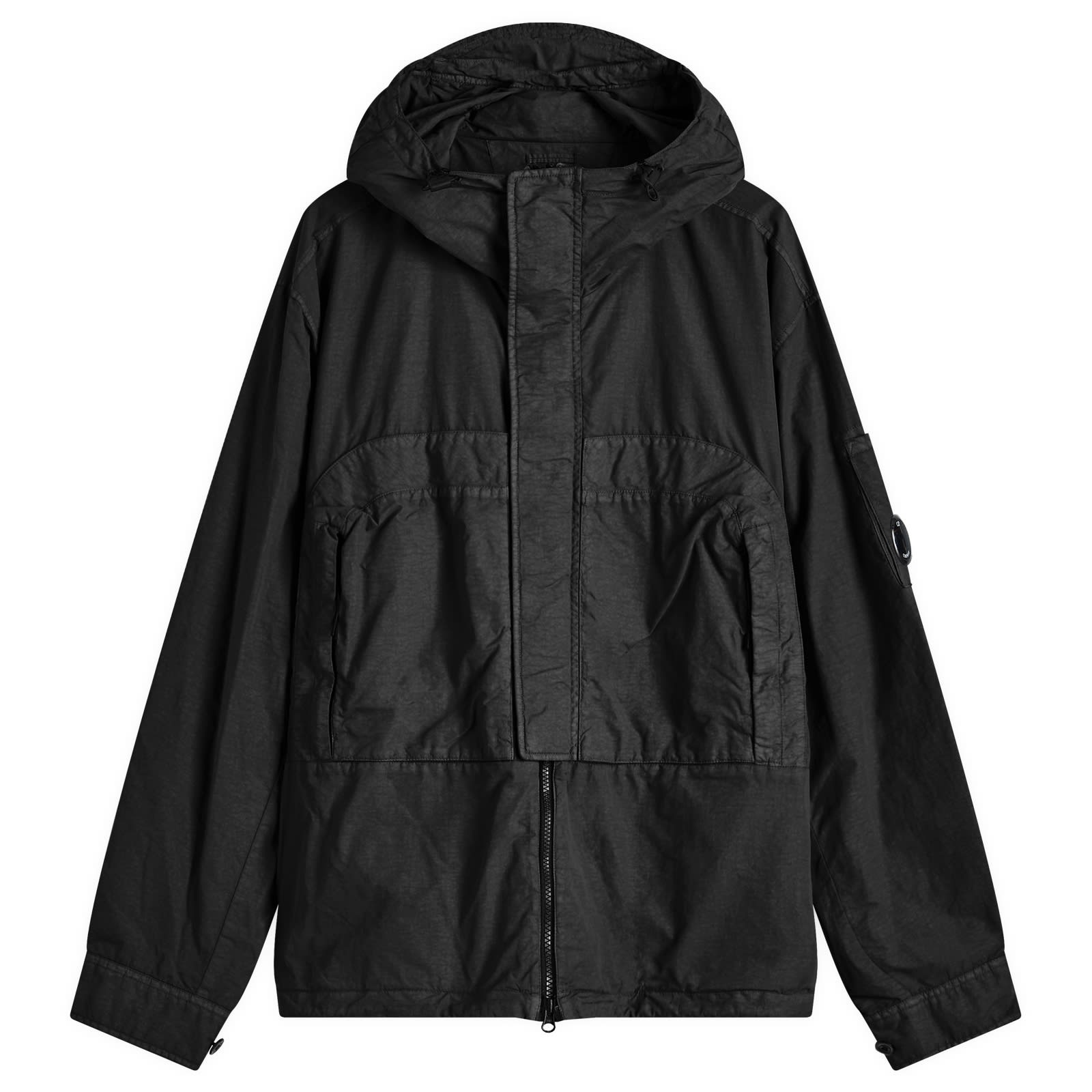 C.P. Company Flatt Nylon Hooded Overshirt - 1