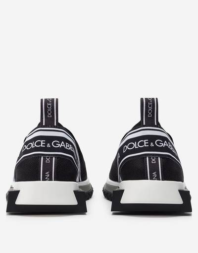 Dolce & Gabbana Stretch jersey Sorrento sneakers with logo outlook