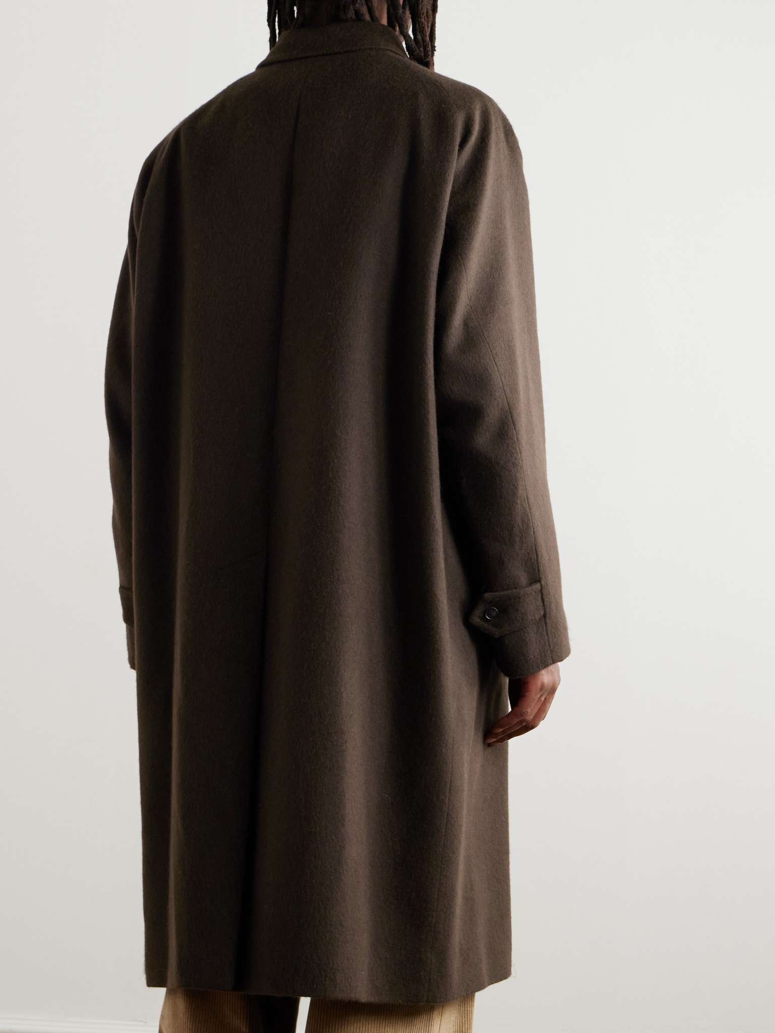 Oversized Camel Overcoat - 5