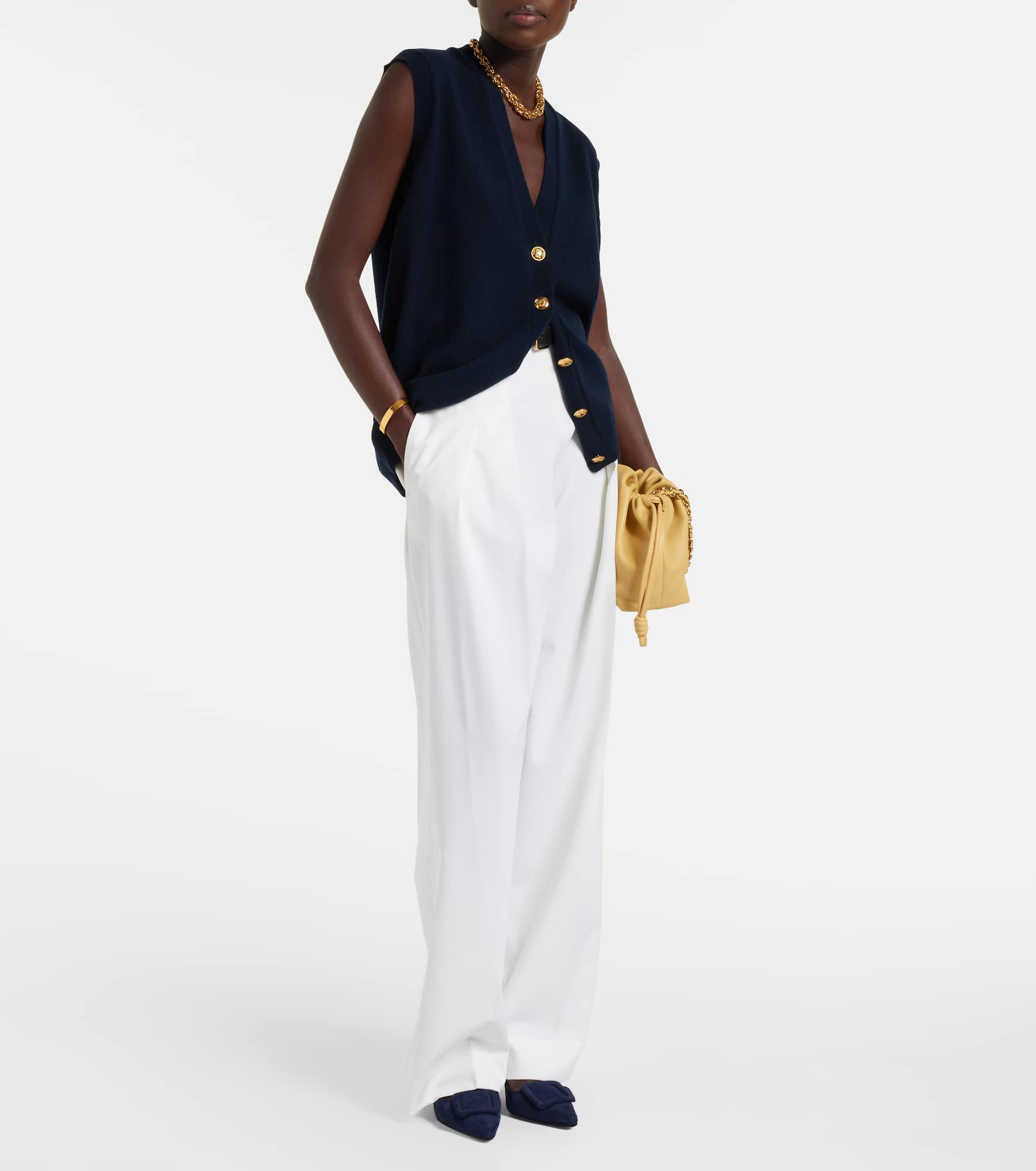 Highland wool and cashmere vest - 2