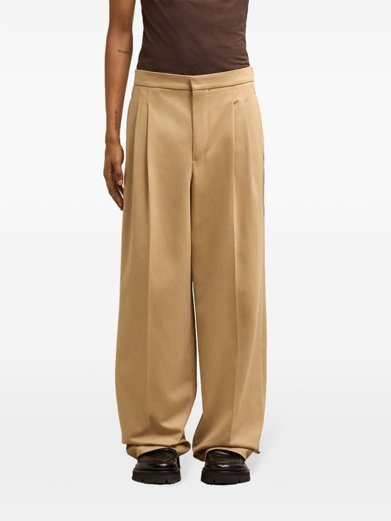 cotton wide-leg trousers 5