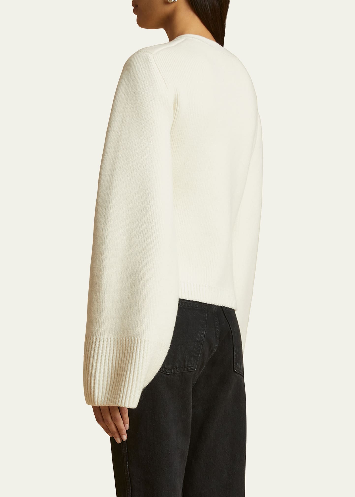 Scarlet Cashmere Cropped Cardigan - 3