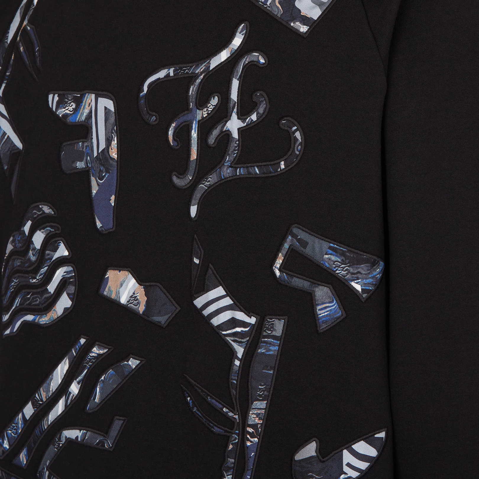 Black jersey sweatshirt - 3