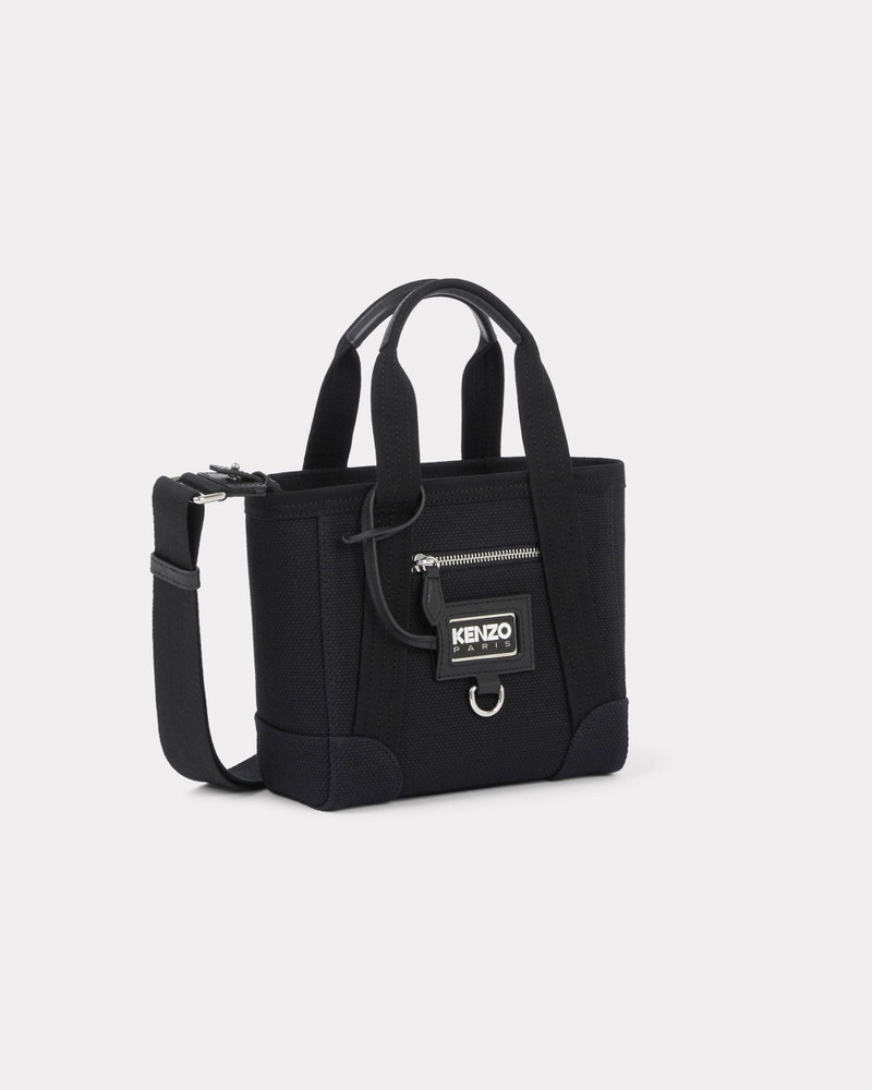 Mini 'KENZO Tag' canvas tote bag 1