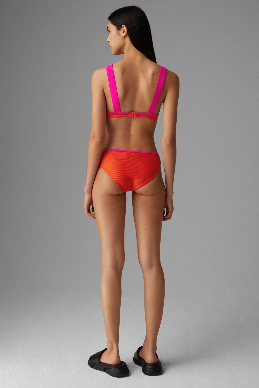 CORRY BIKINI SET IN ORANGE/PINK - 3