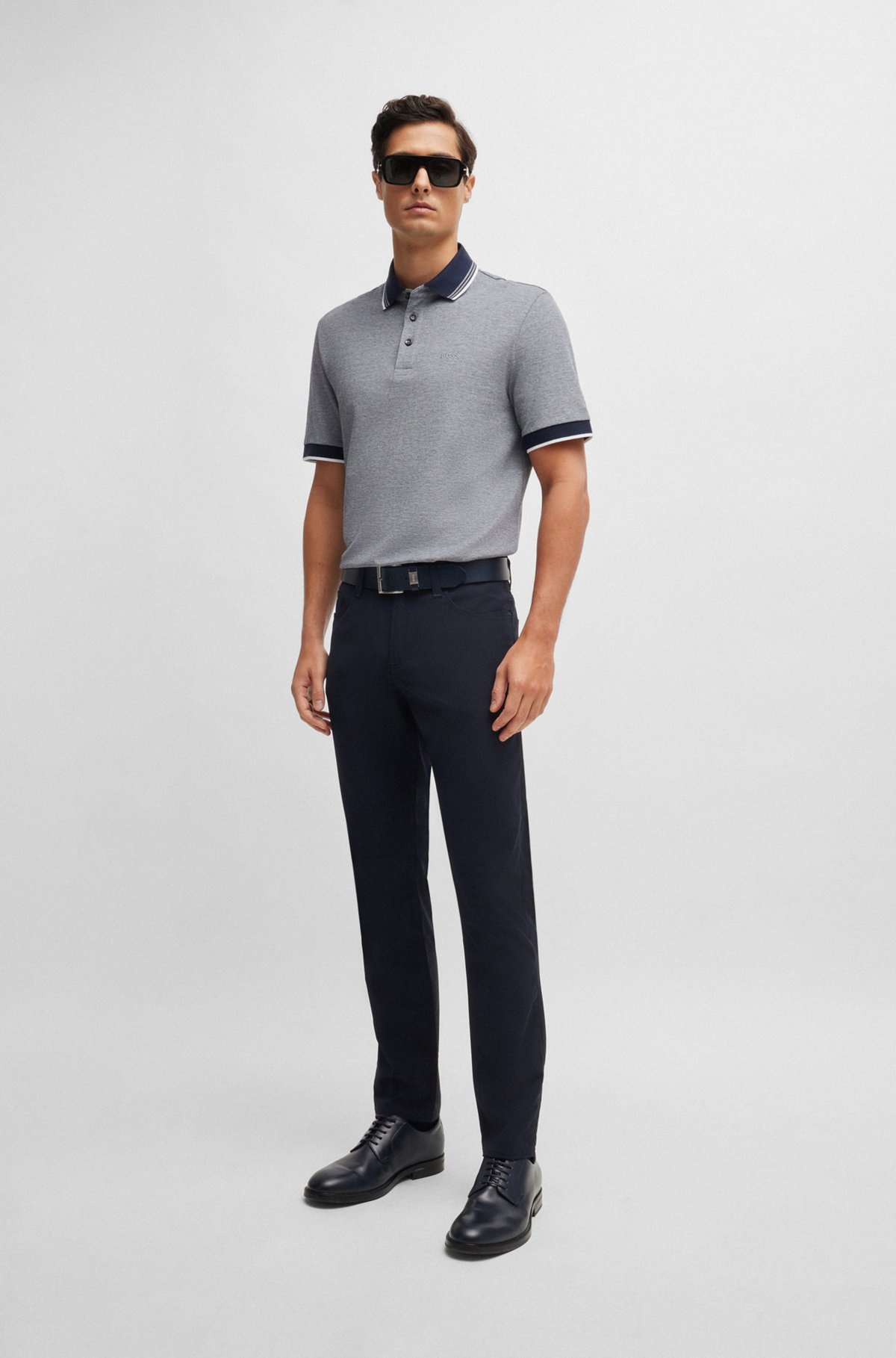 DELAWARE SLIM-FIT JEANS IN WOVEN STRETCH MATERIAL - 3