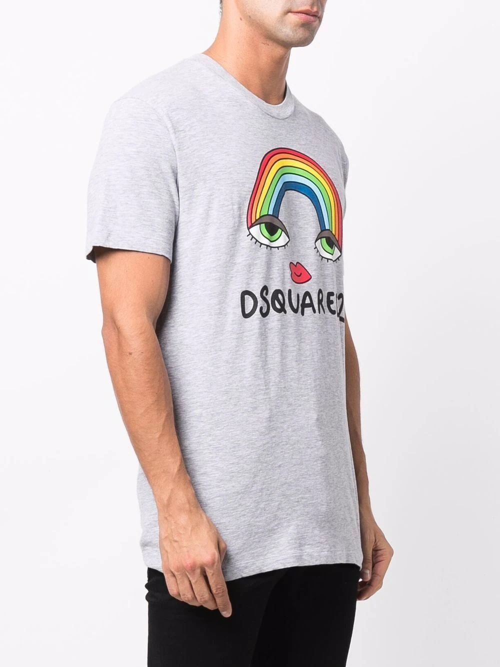 rainbow-print T-shirt - 3