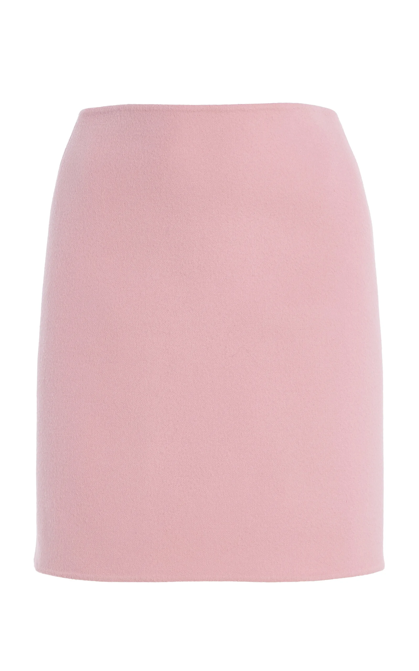 Double-Face Virgin-Wool Mini Skirt pink - 1