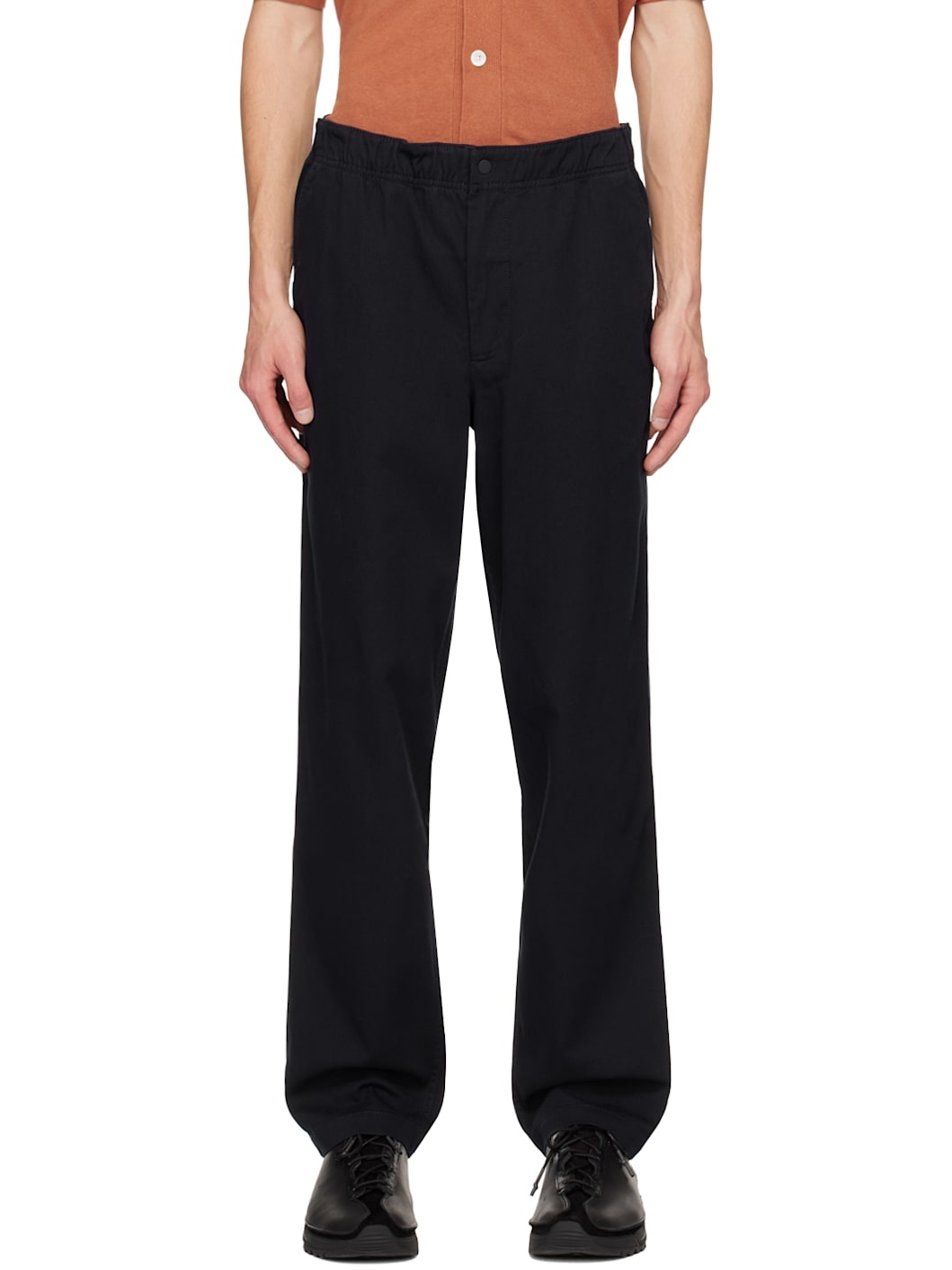 Navy Ezra Trousers - 1