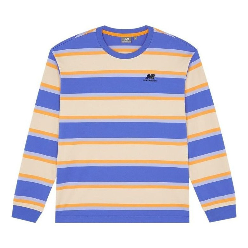 New Balance Classic Long Sleeve Tee 'Blue Orange' 5DC17073-RBL - 1