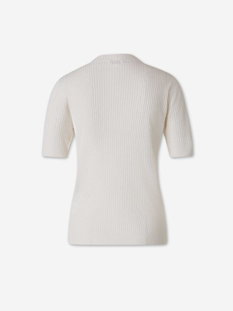 PESERICO SATIN RIBBED T-SHIRT outlook