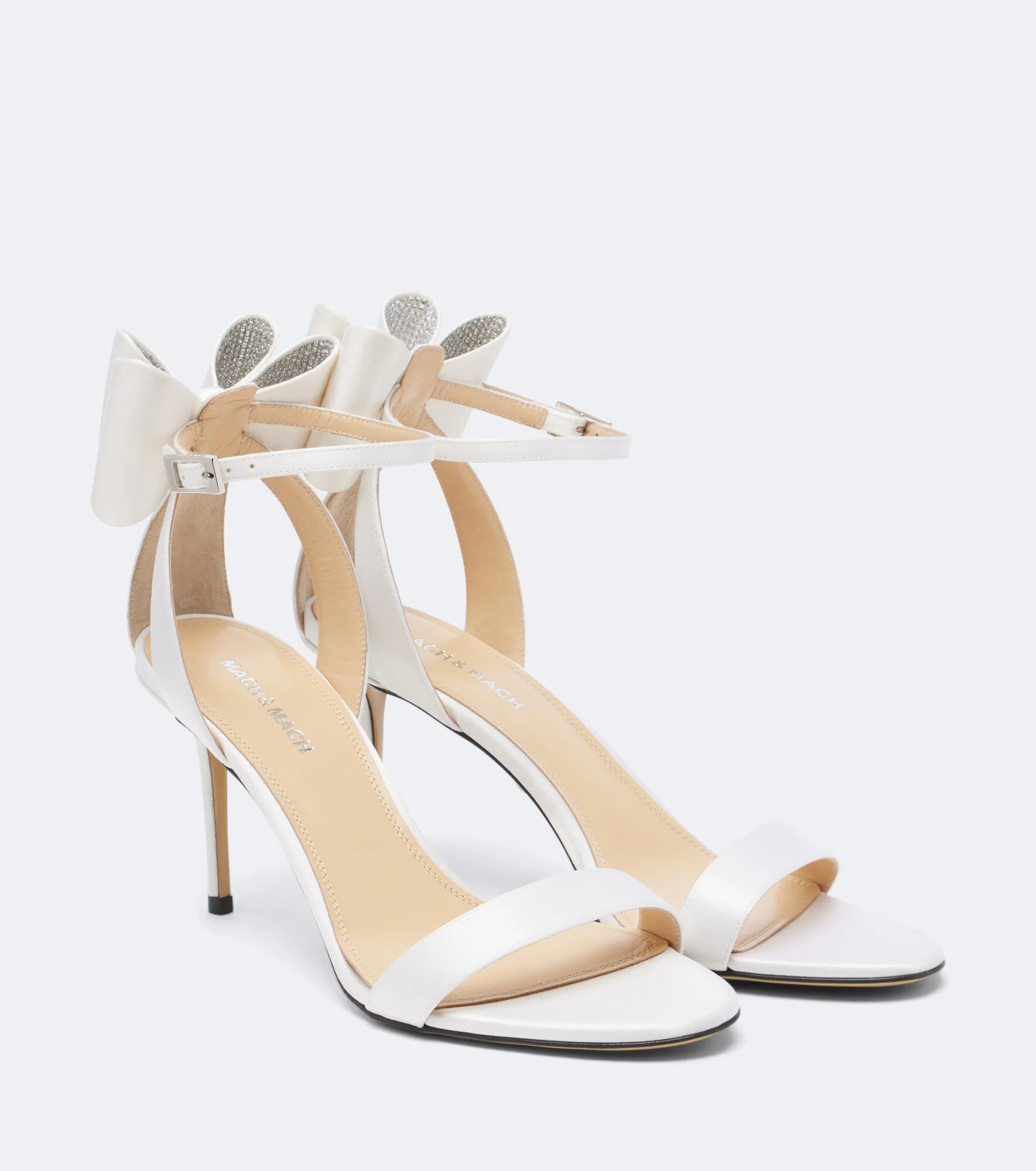 Le Cadeau embellished satin sandals - 1