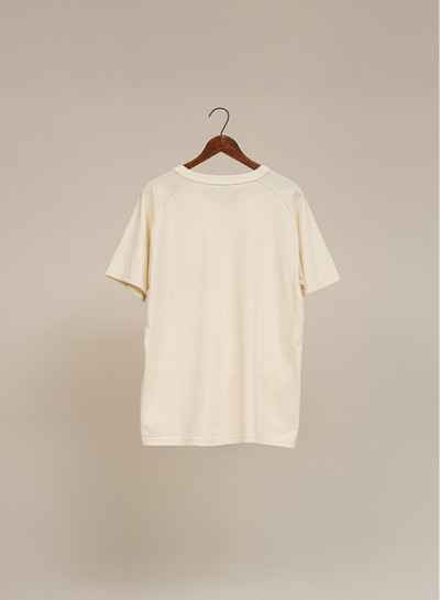Nigel Cabourn 5.6oz Basic T-Shirt in Ivory outlook