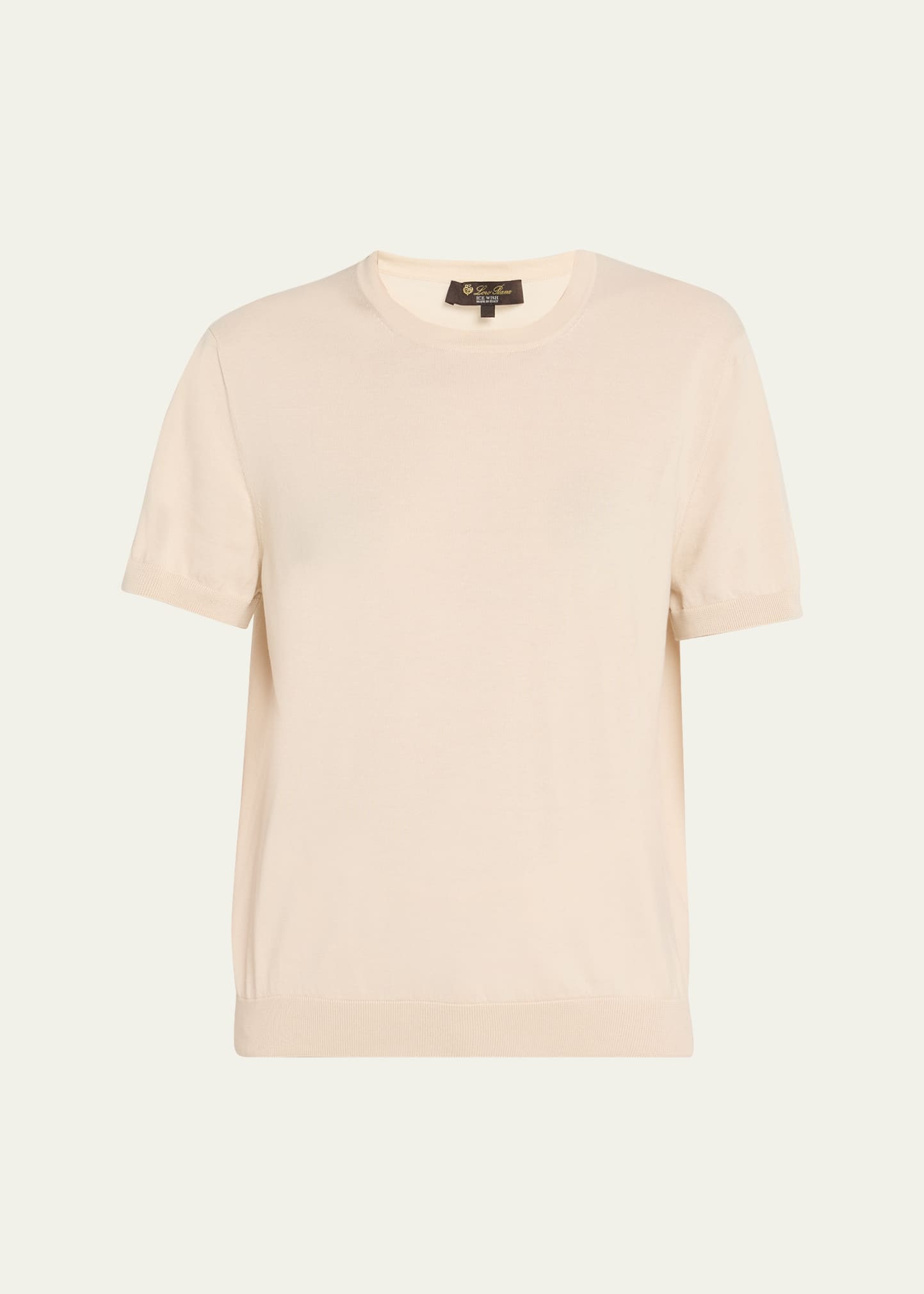 Ice Wish Short-Sleeve Crewneck Sweater - 1