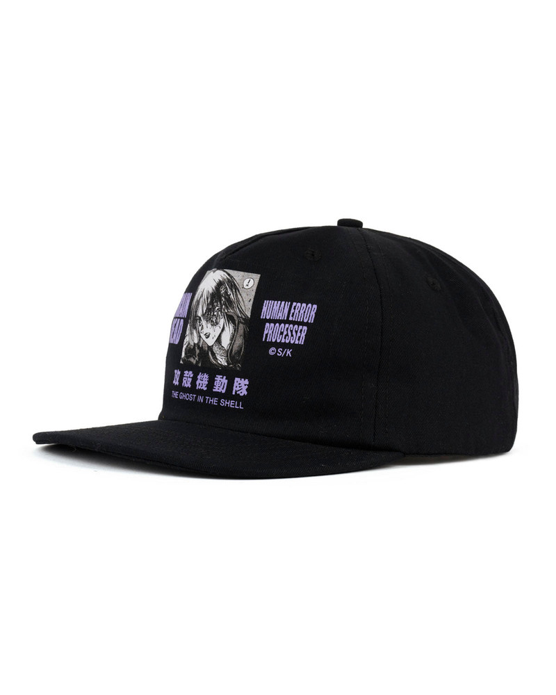 Brain Dead x Ghost In The Shell Printed 6 Panel Hat - Black 3