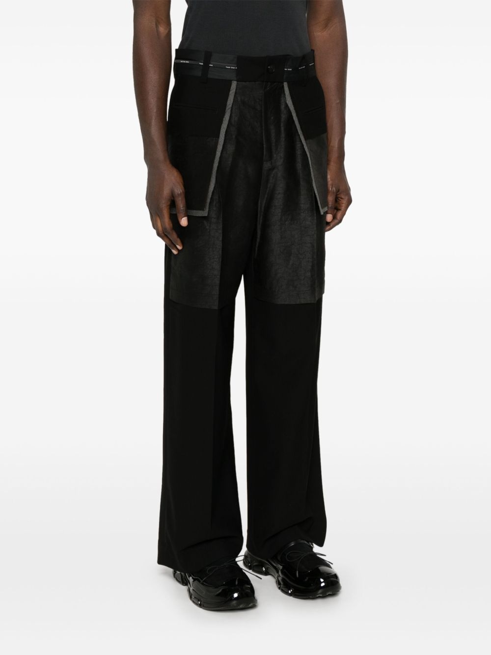 patchwork trousers - 3