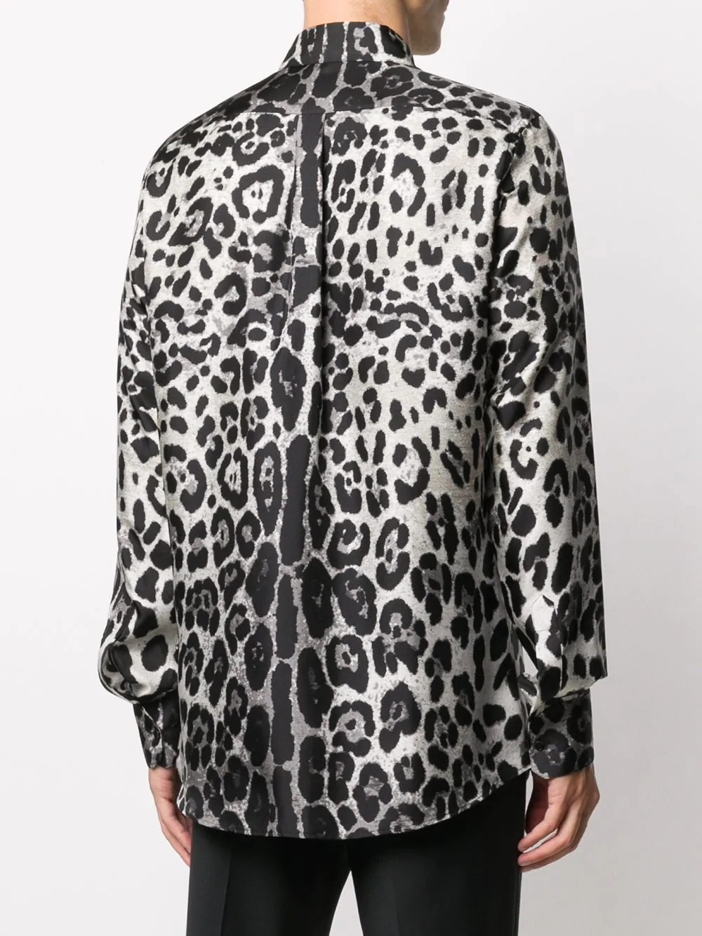 leopard-print silk shirt - 4