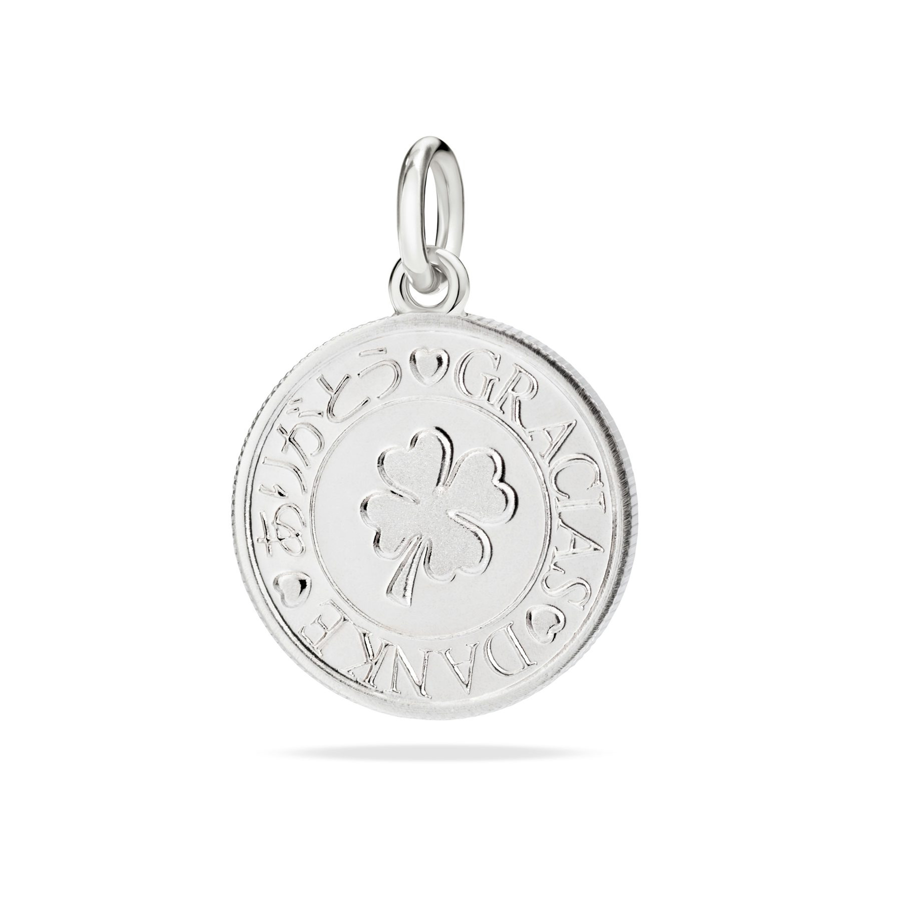 SILVER COIN CHARM - 2