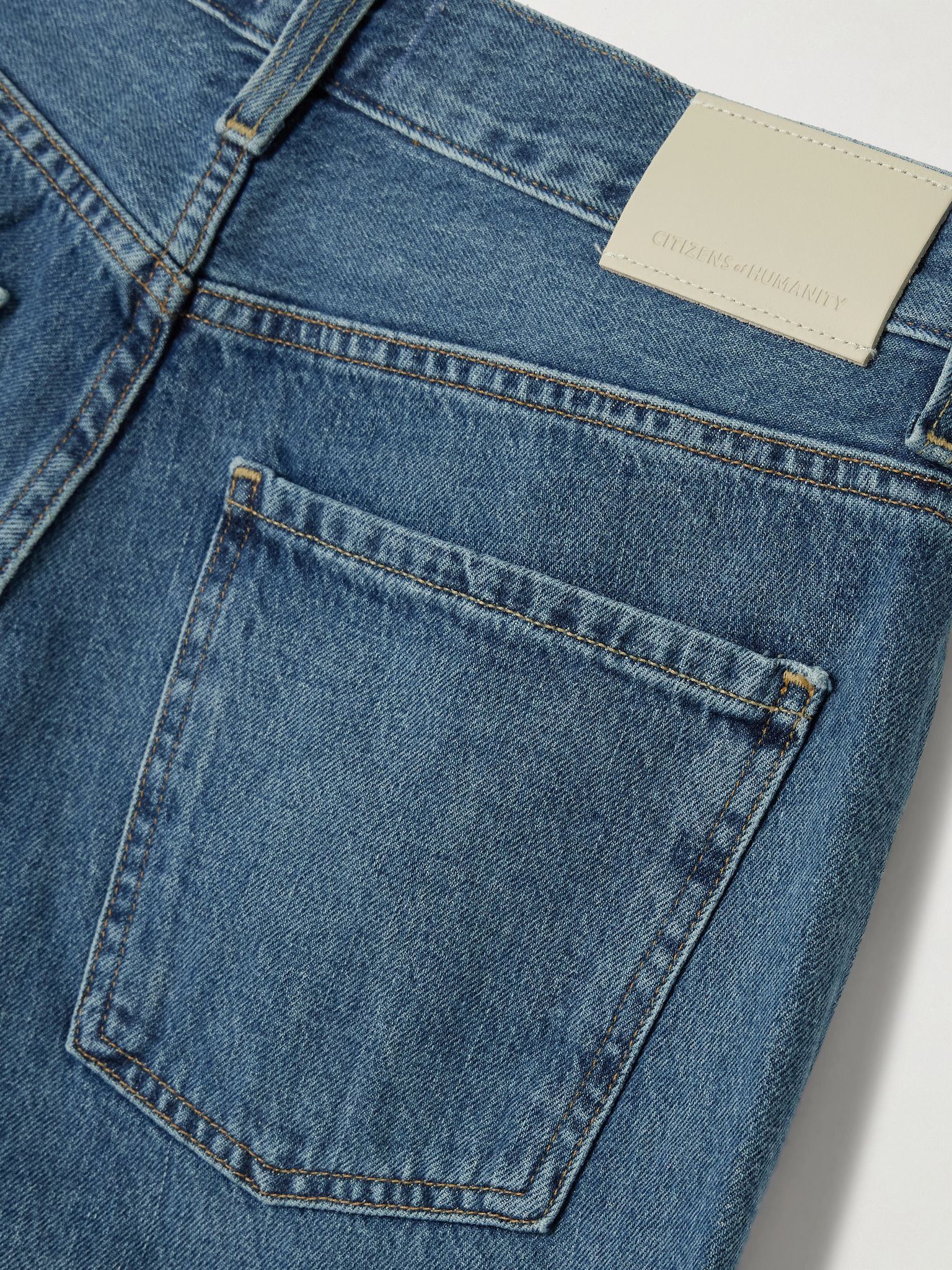 Annina high-rise wide-leg jeans - 30” Mid denim - 6