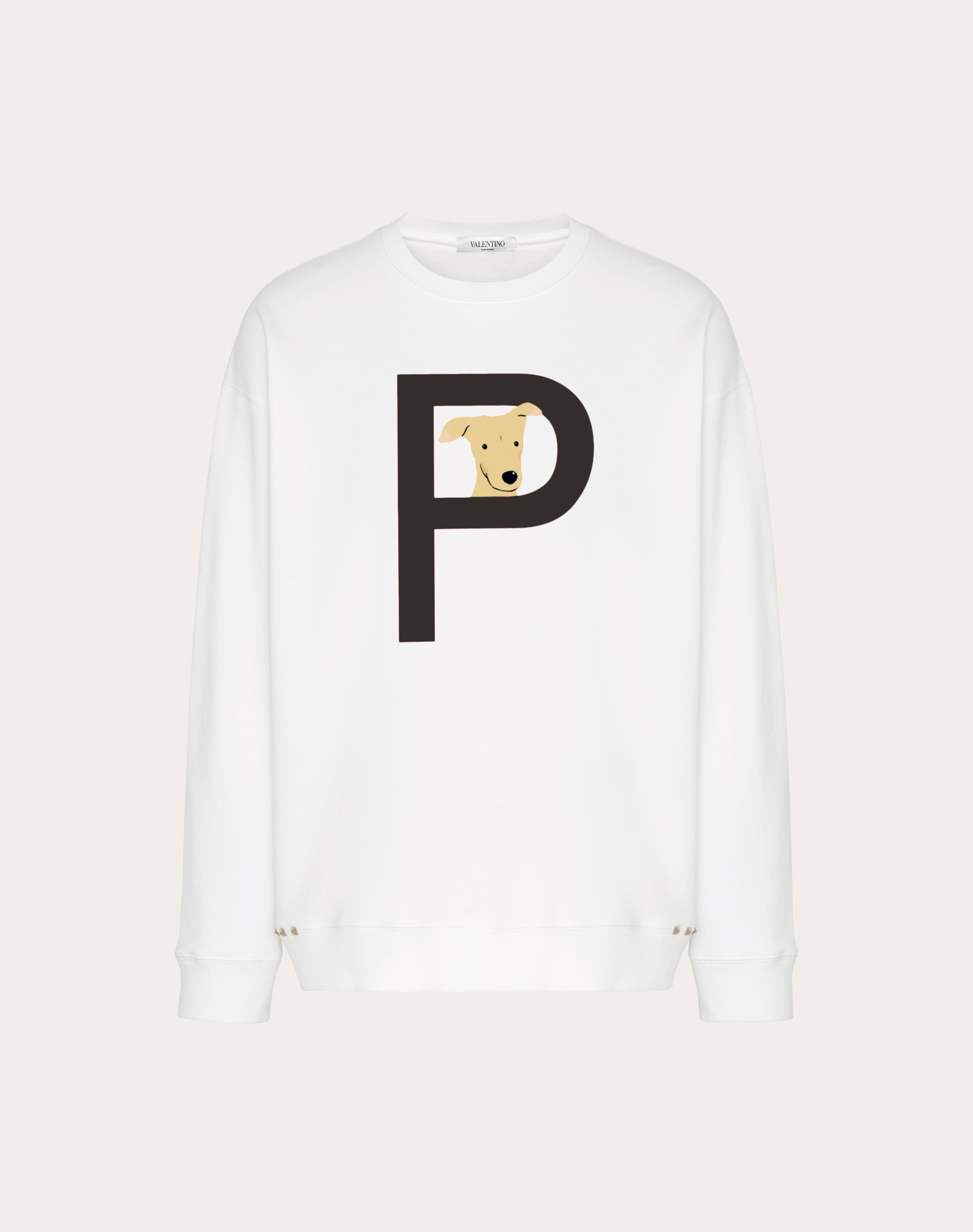 VALENTINO GARAVANI ROCKSTUD PET CUSTOMISABLE UNISEX CREWNECK SWEATSHIRT - 1