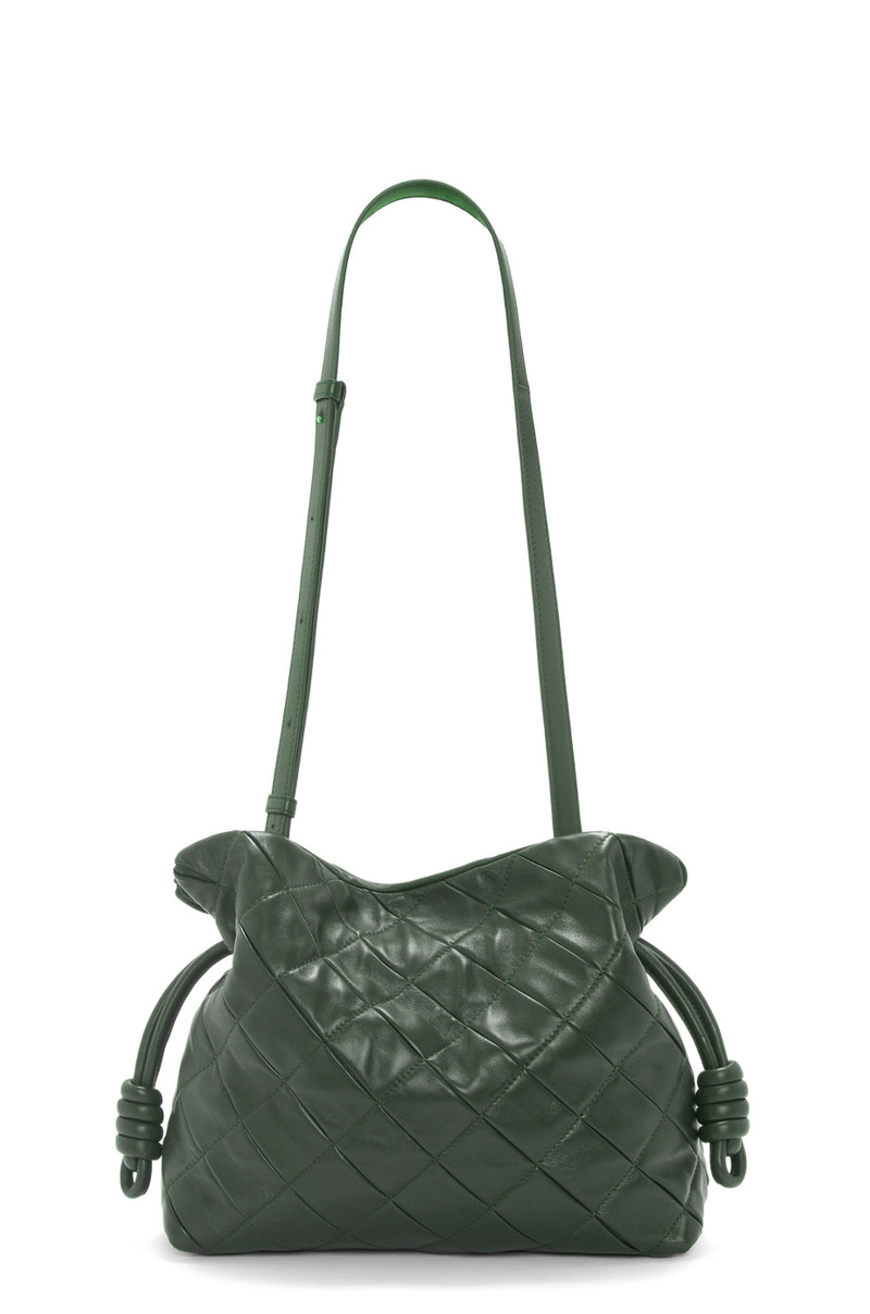 Flamenco clutch in pleated nappa lambskin 6