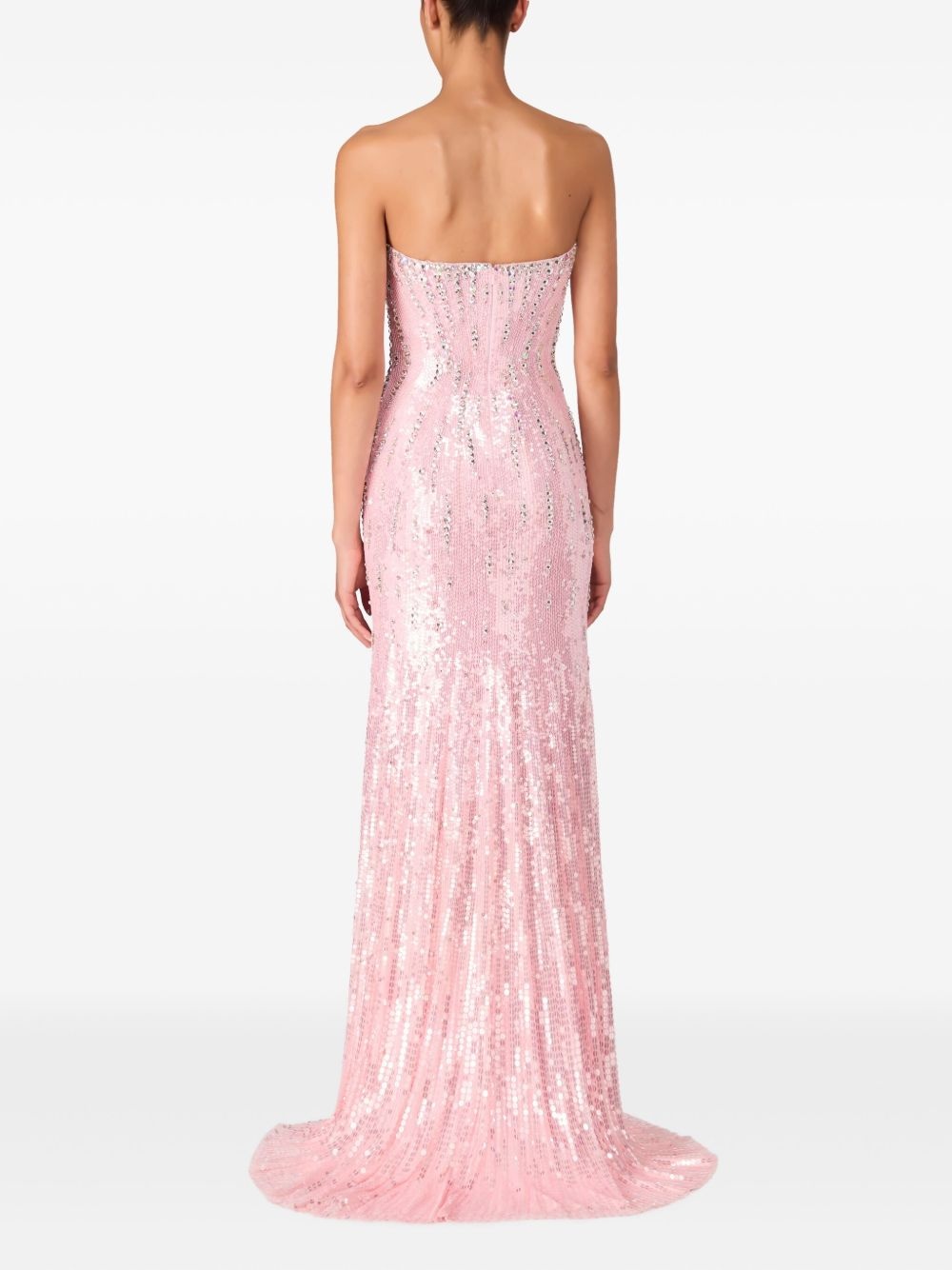 sequin-embellished gown - 3