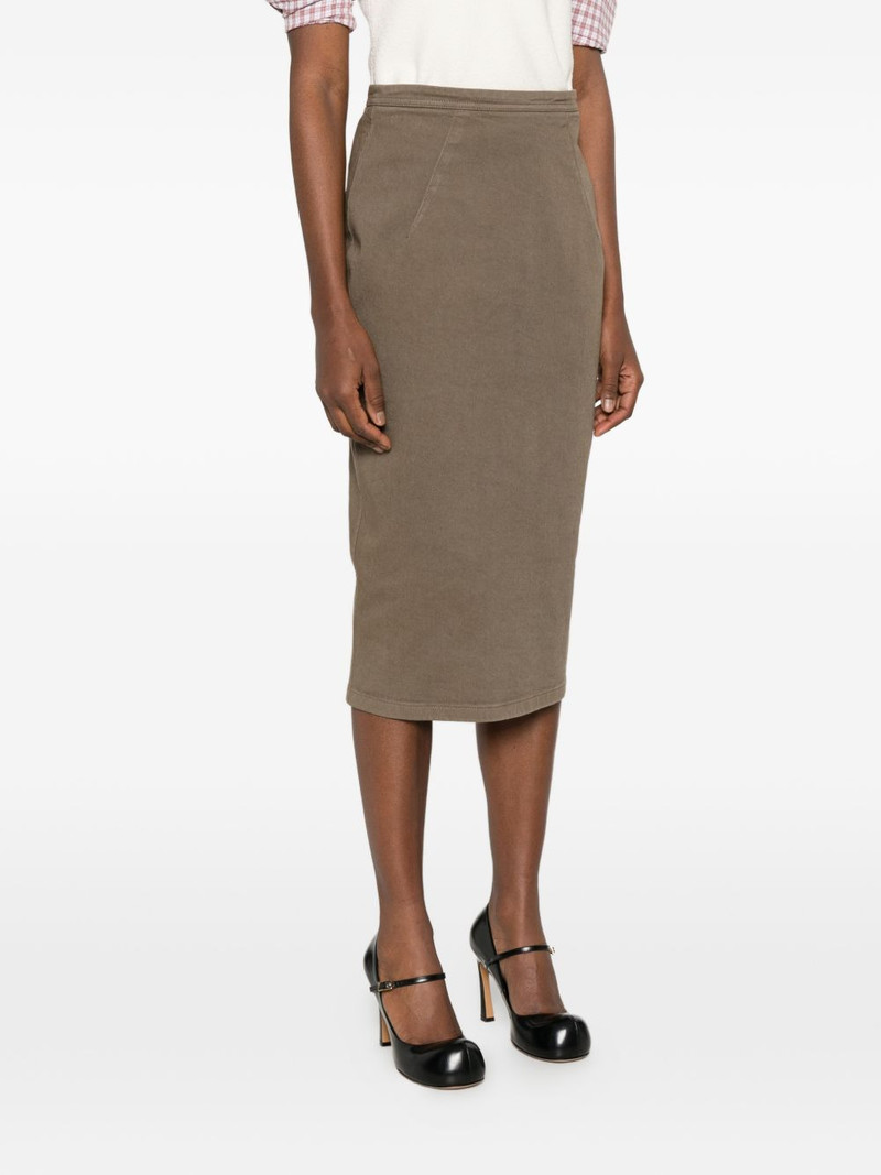 zip-fastening midi skirt 3