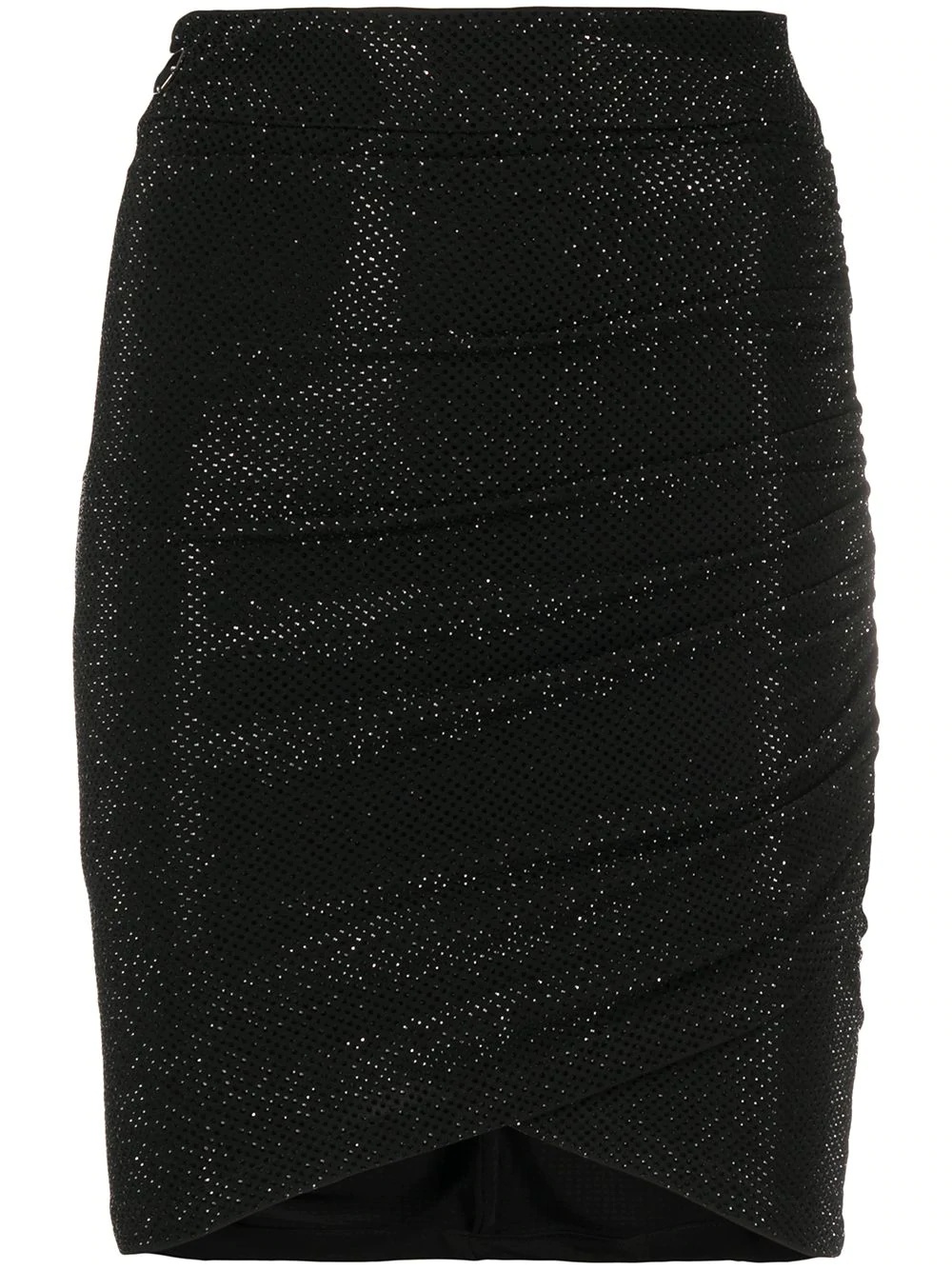 embellished fitted mini skirt - 1