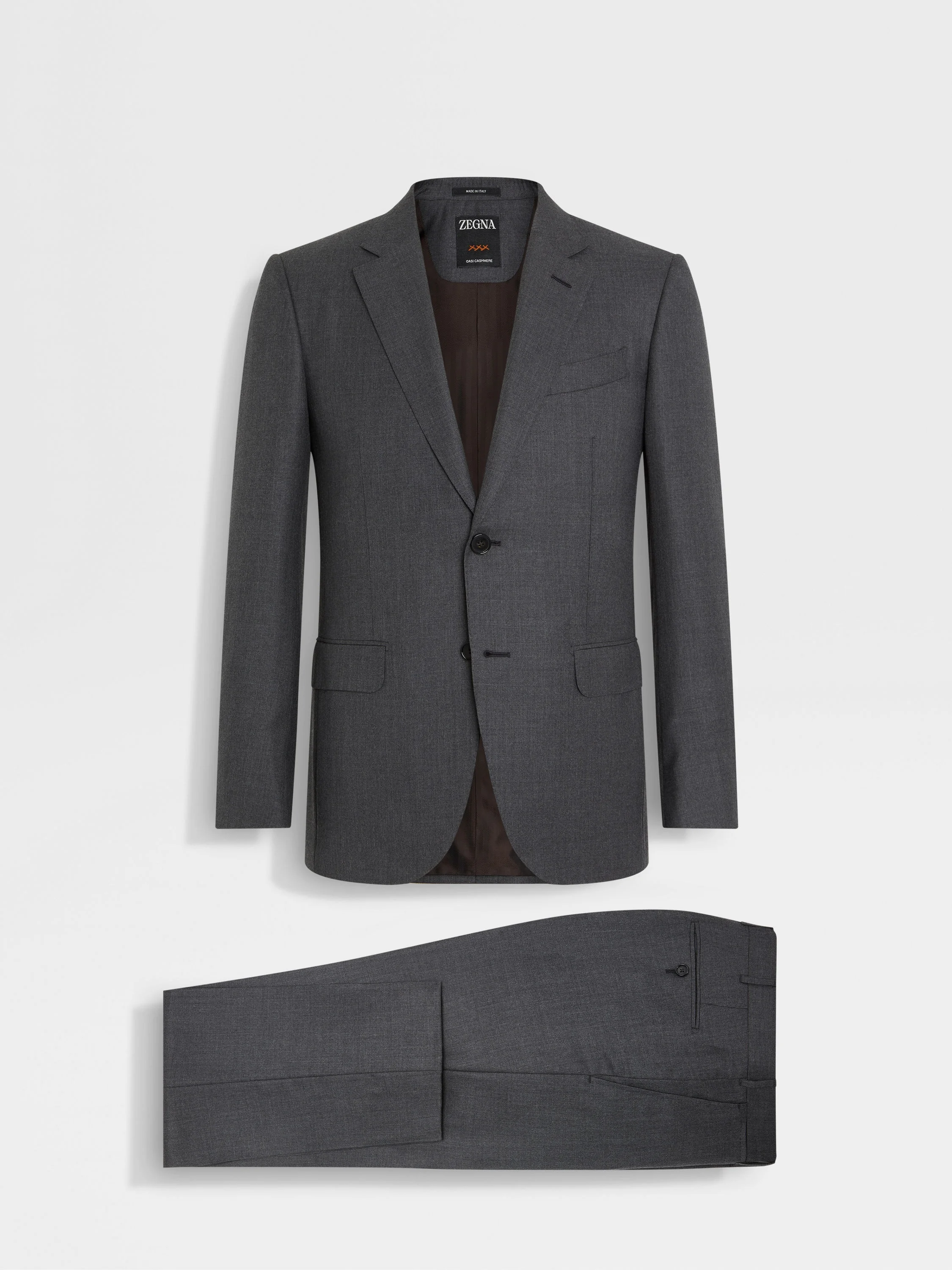 GREY OASI CASHMERE SUIT - 1